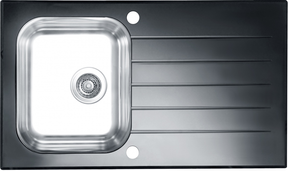 GLASSIX 10 čierny  + pop up sifon