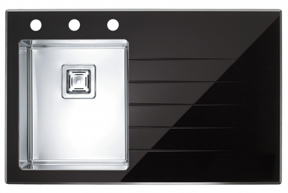 CRYSTALIX 10 L BLACK + pop up sifon