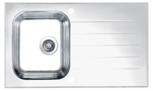 GLASSIX 10 biely + pop up sifon