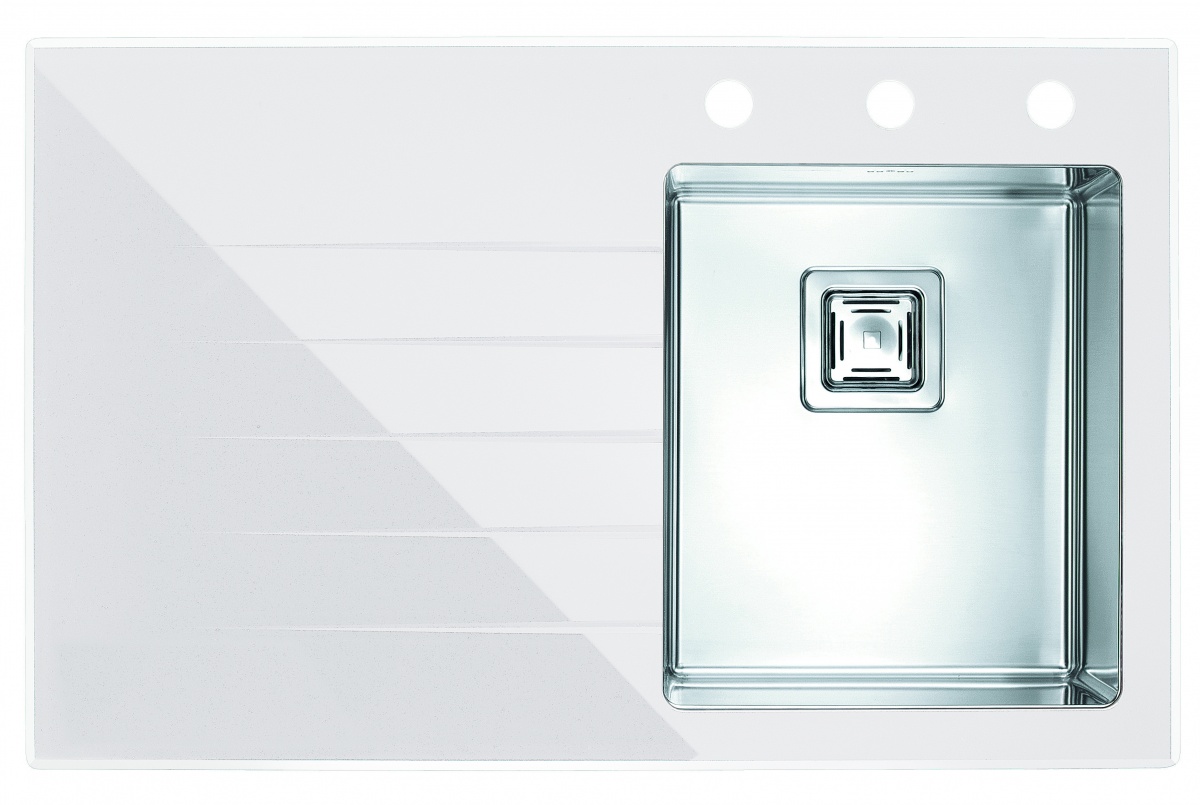 CRYSTALIX 10 P biely + pop up sifon