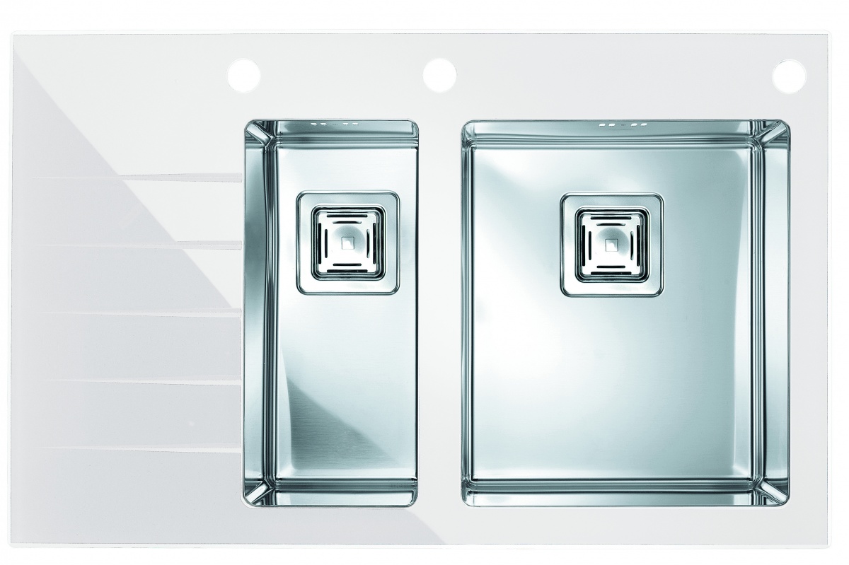 CRYSTALIX 20 P white + pop up sifon