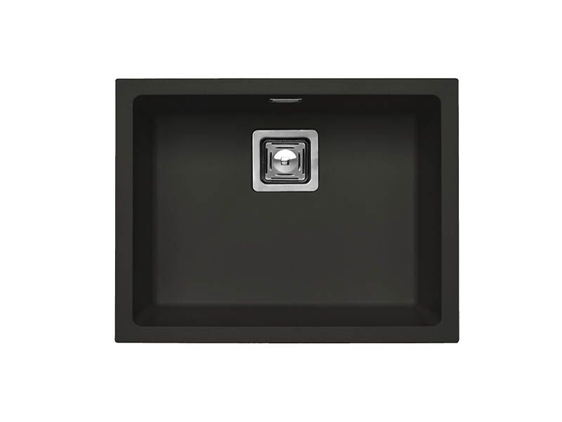 QUADRIX 50 deep black 90 + pop-up sifón