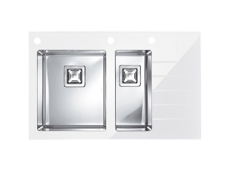 CRYSTALIX 20 L white + pop up sifon