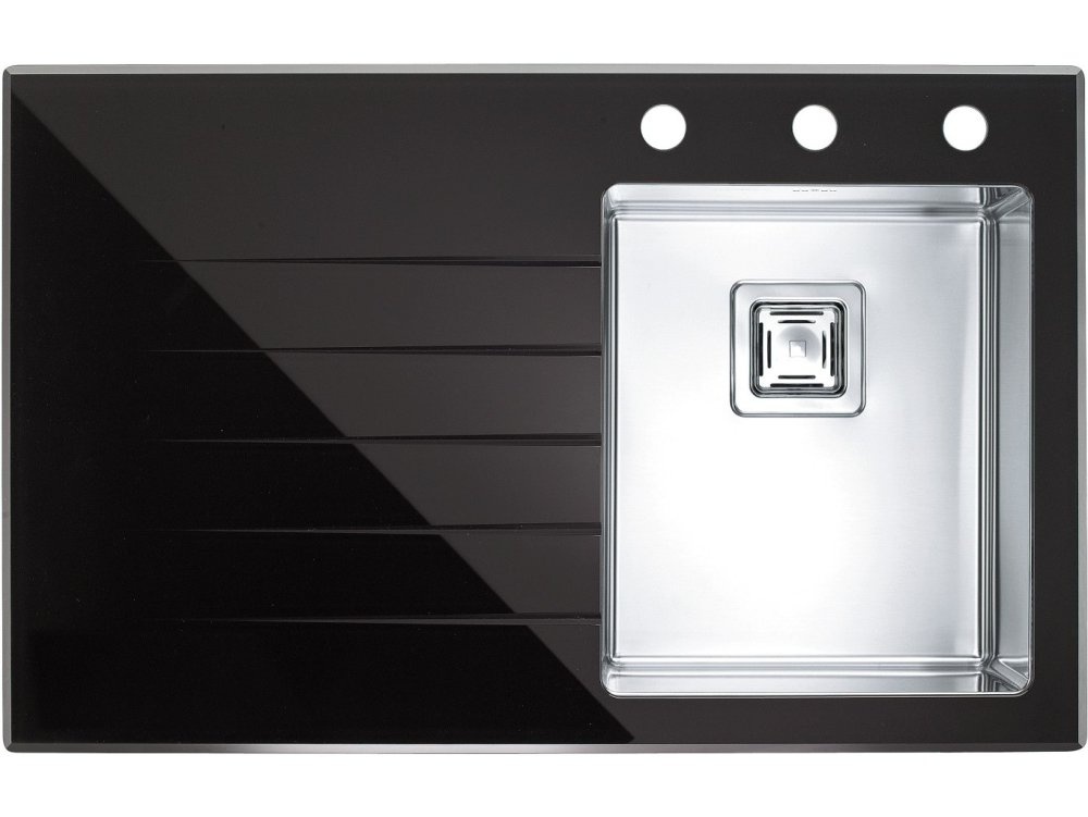 CRYSTALIX 10 P BLACK + pop up sifon