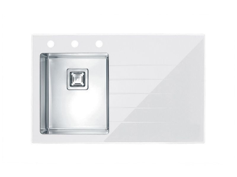 CRYSTALIX 10 L biely + pop up sifon