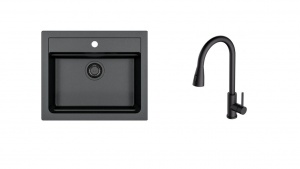 SET ALVEUS ATROX 30/91 BLACK ADDITION + BATÉRIA PRIMROSE 91 + sifón _ Komplet