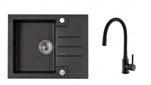 SET ALVEUS Rock 30/91+ batéria Mintas black MAT