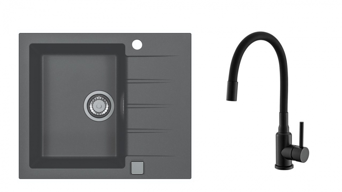 SET ALVEUS CADIT 10/91 + BATÉRIA Mintas čierna mat