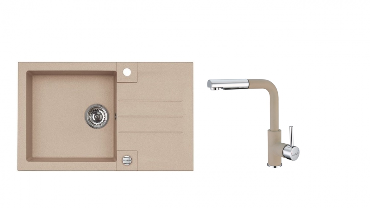 SET ALVEUS ROCK 130/55 + BATÉRIA SIROS 55