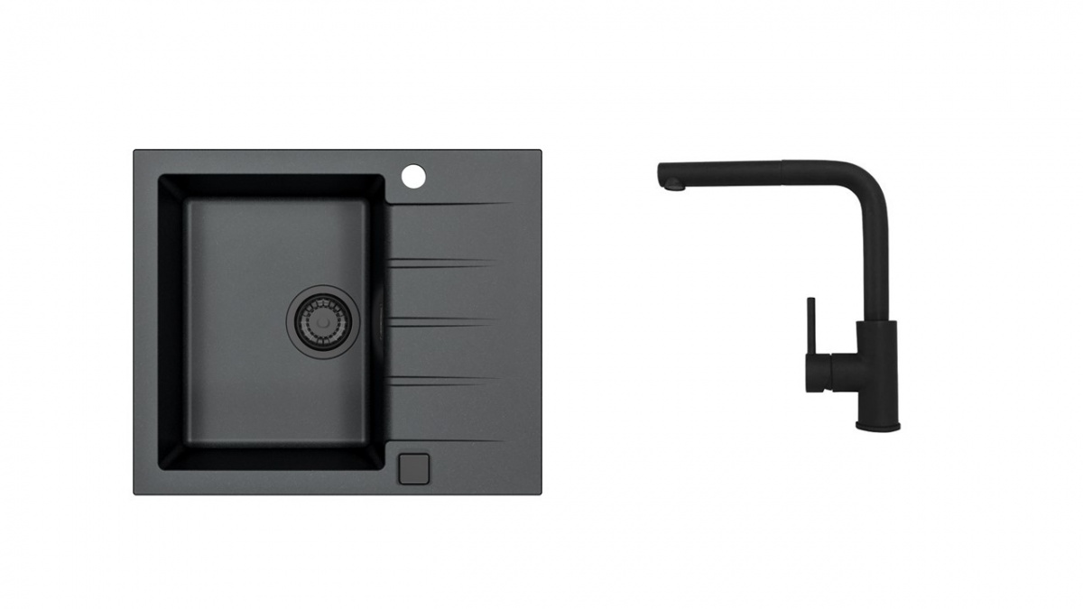 SET ALVEUS CADIT 10/91 BLACK ADDITION + BATÉRIA ZEOS-P black addition